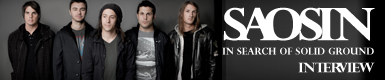 SAOSIN 『IN SEARCH OF SOLID GROUND』 Interview